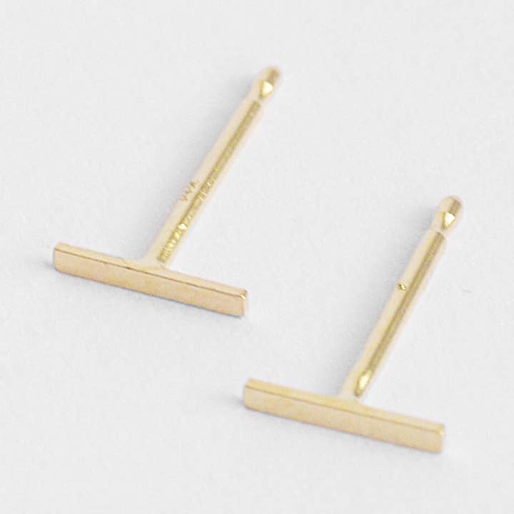 Millie II Ørestikker, Massivt 14K Guld for engroshandel hos Kara Yoo