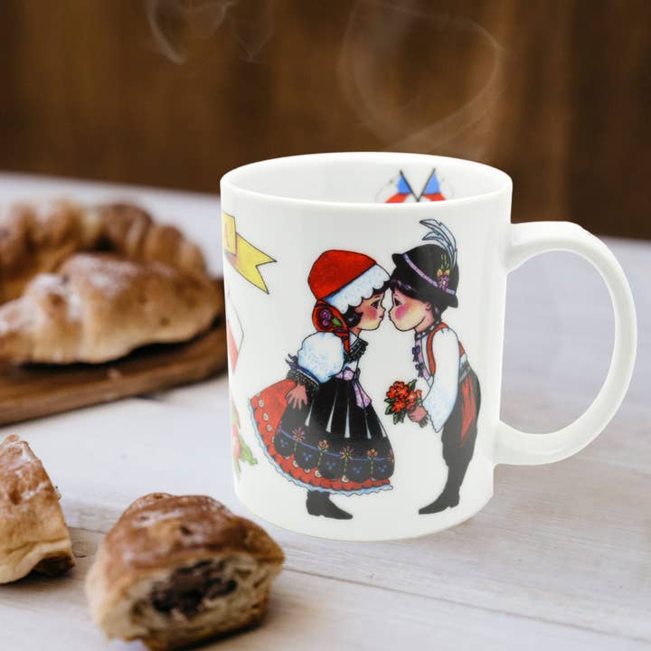 European Heritage Gifts - Wholesale Coffee Mug - Czech Gift Ceramic Coffee Mug