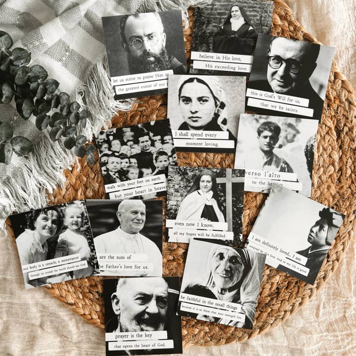 Cloud of Witnesses | Saint Cling Affirmations for wholesale by Abundance of Grace