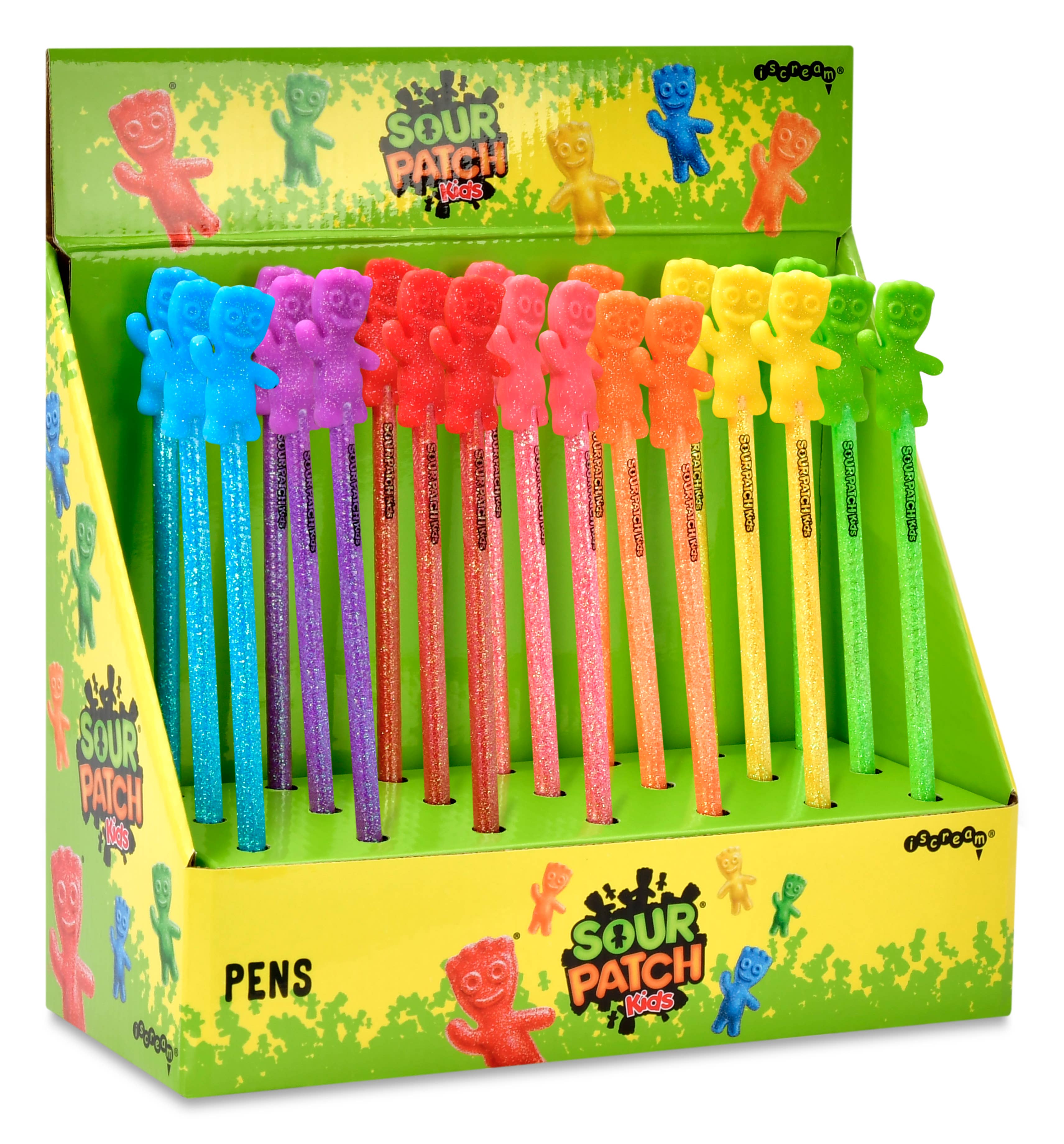 Iscream - Wholesale Pen/Pencil Holder - Kids & Baby - SPK SILICONE TOPPER PENS PDQ - 21 PENS0