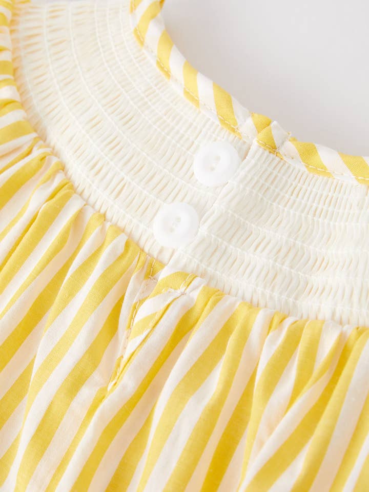 Rylee Faith Designs - Wholesale Dress - Kids - Spring/Summer Chick Floral Embroidery Smocking Girls Dress