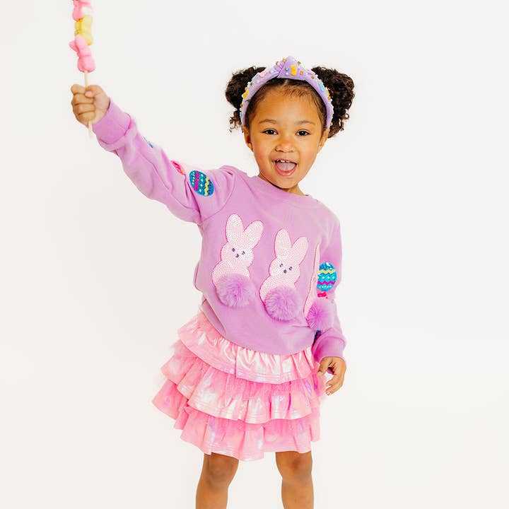 Pull ras-du-cou en forme de lapin de Pâques pour la vente par Three Wildflower Designs