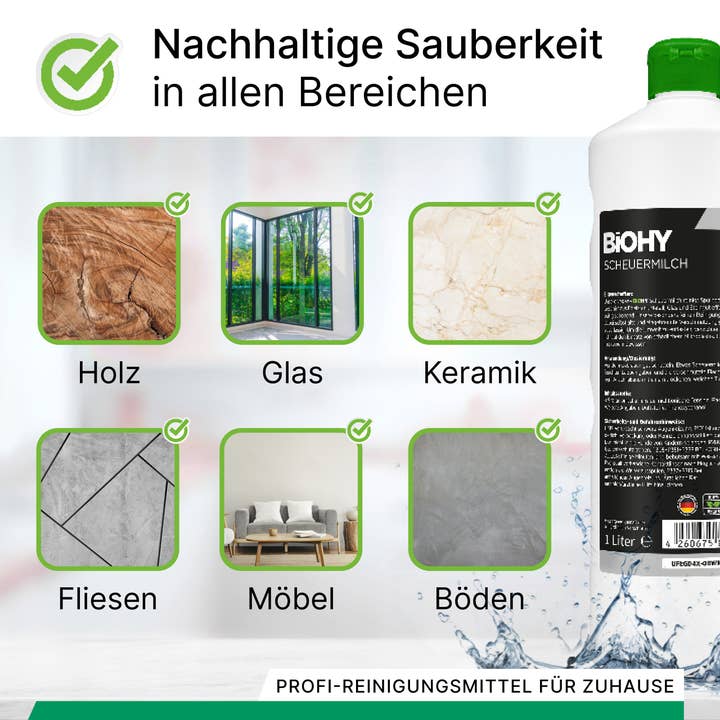 BiOHY - Wholesale All-Purpose Cleaning Spray - BioHy scouring milk, abrasive cleaner, cleaner for kitchen and bathroom, cleansing milk4