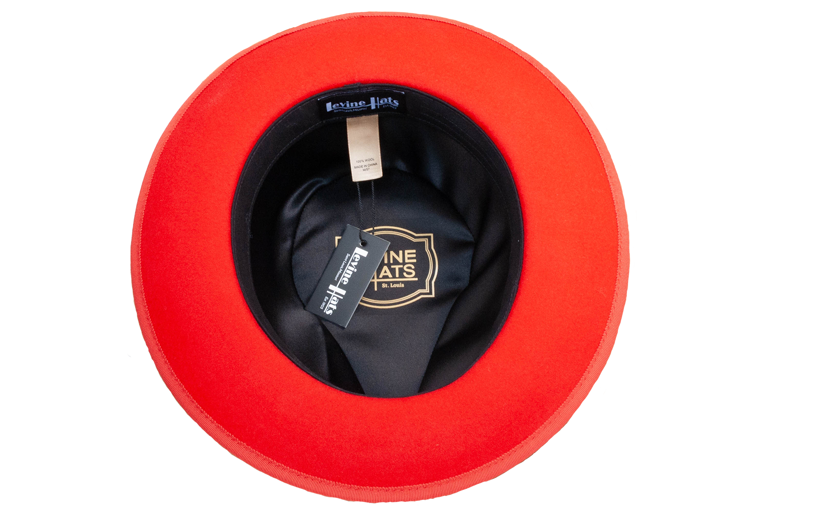 Levine Hat Company - Wholesale Fedora - Men's - Naples Teardrop Classic Brim Wool Fedora by Levine Hat Co.4