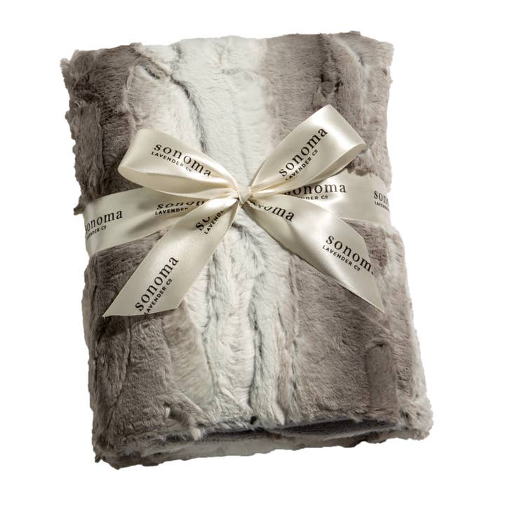 Sonoma Lavender - Wholesale Throw Blanket - Blankie - Lavender Angora Platinum