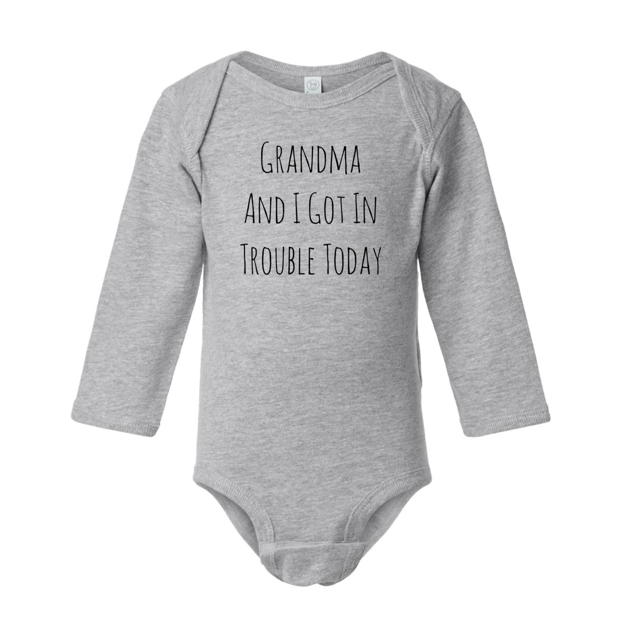 dkhandmade - Wholesale Bodysuit (Non-Footed) - Baby - GRANDMA AND I GOT IN TROUBLE TODAY BABY ONESIE6