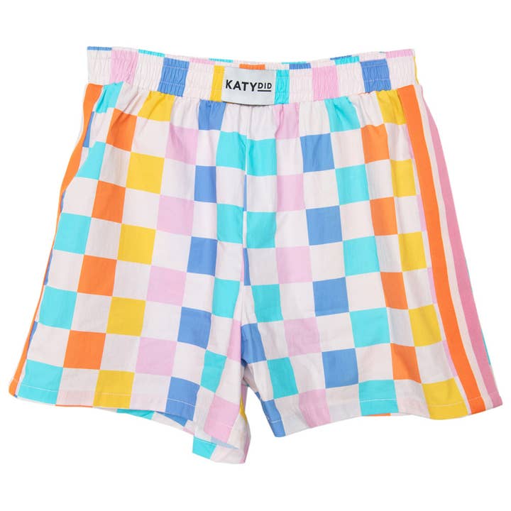 Multicolored Checker Boxers with Patterns for wholesale on Faire