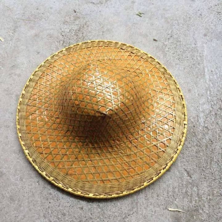 everythingbamboo – Großhandel Strohhut – Damen – Bambushut, handgemacht, traditioneller orientalischer Hut, sonnenfest, Kostüm, Party