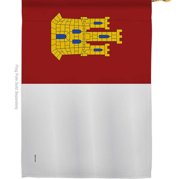 Two Group Flag Co – wholesale Flag – Flag Bandera Castilla La Mancha Spain Communities Garden