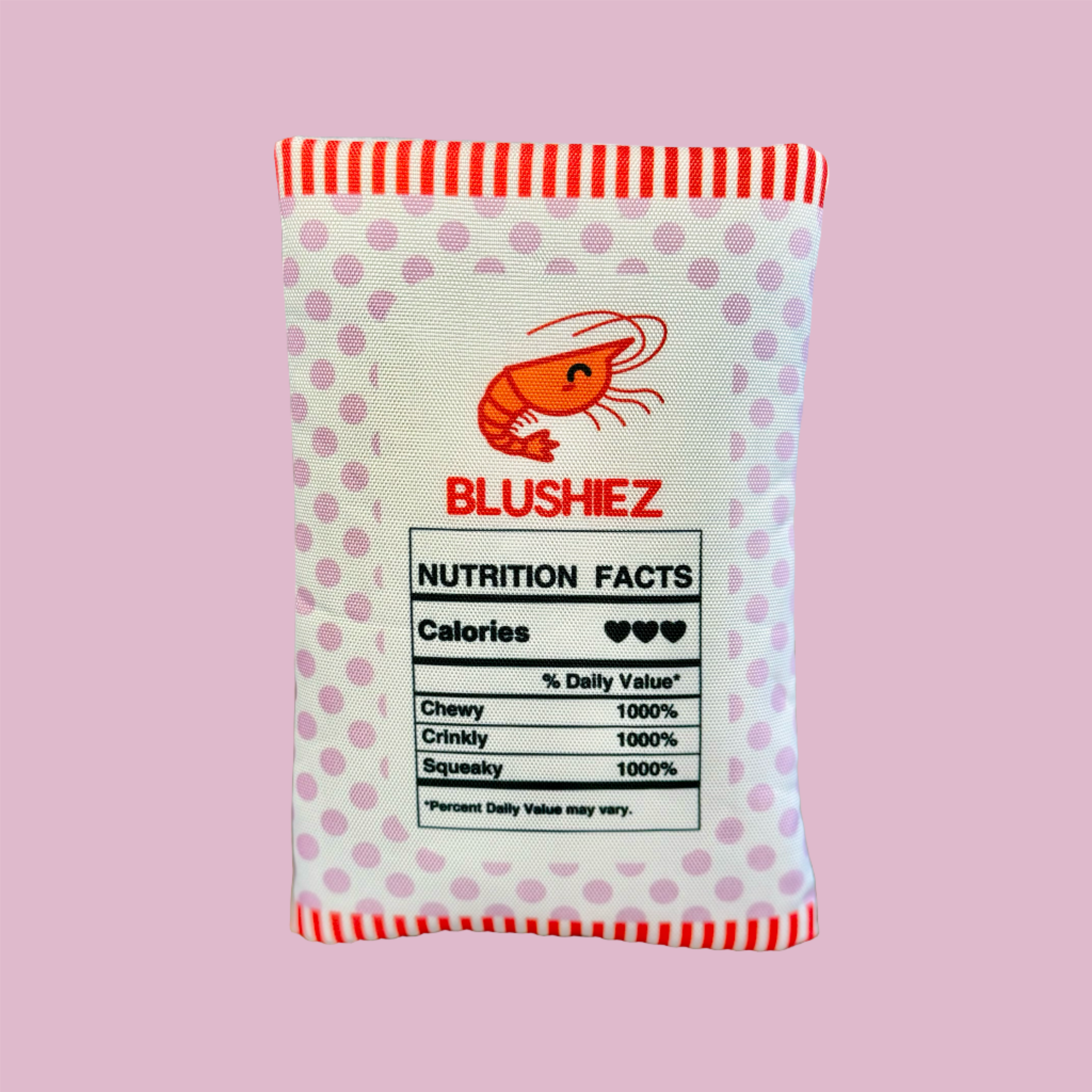 Blushiez - Wholesale Pet Plush Toy - Dog - Shrimp Chips Dog Toy2