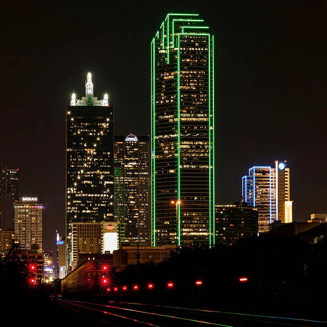 Impressions d'art de Dallas Texas Downtown DTD124 pour la vente par Breaking Rules Photography