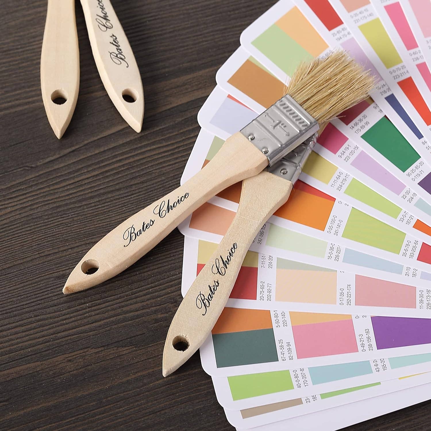 Bates Choice - Wholesale Paint/Wax Brush - Chip Paint Brushes, 1 Inch, 96 Pack6