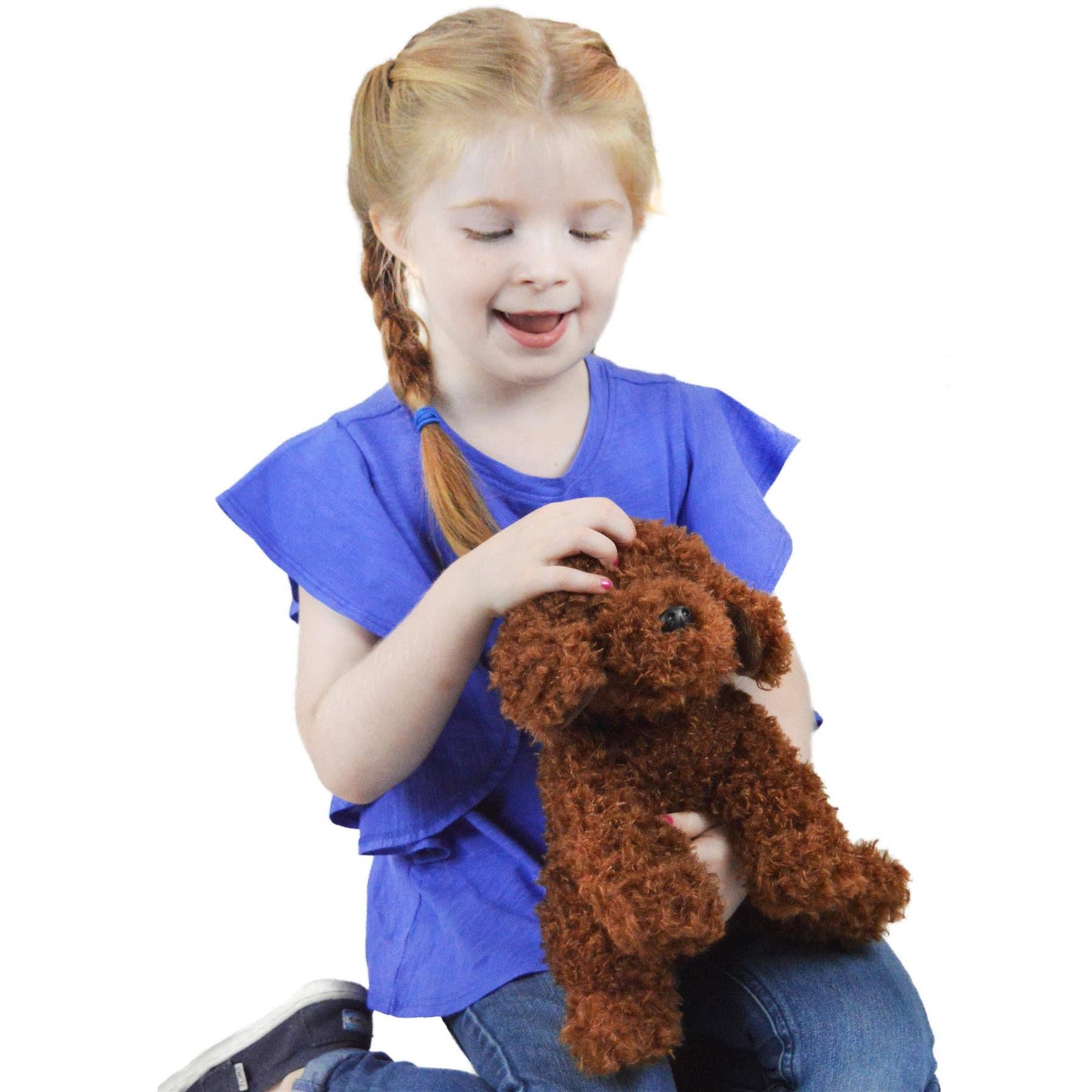 VIAHART Toy Co. – Großhandel Kuschel-/Plüschtier – Kind & Baby – Laurel, der Labradoodle | 30 cm Plüschspielzeug5