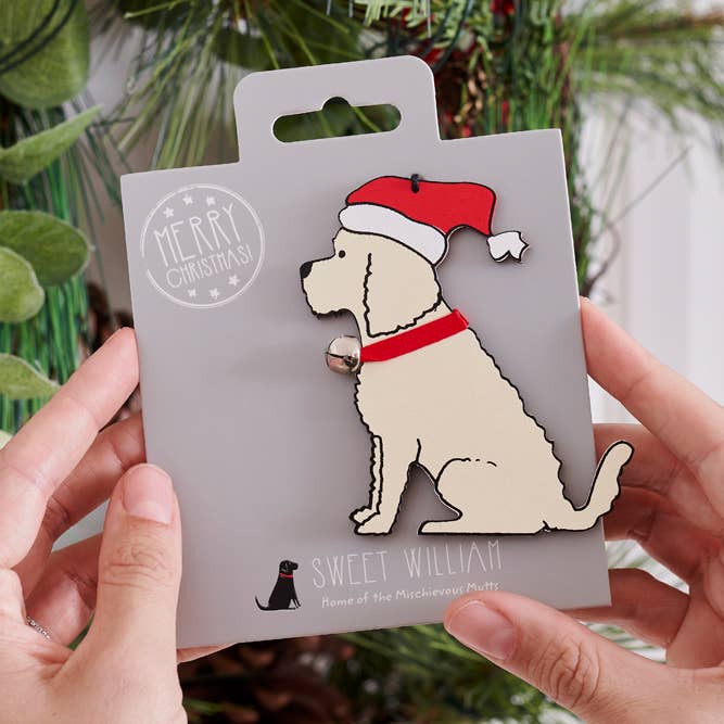 Décoration de Noël - Cockapoo/Labradoodle (Abricot) pour la vente par Sweet William Designs