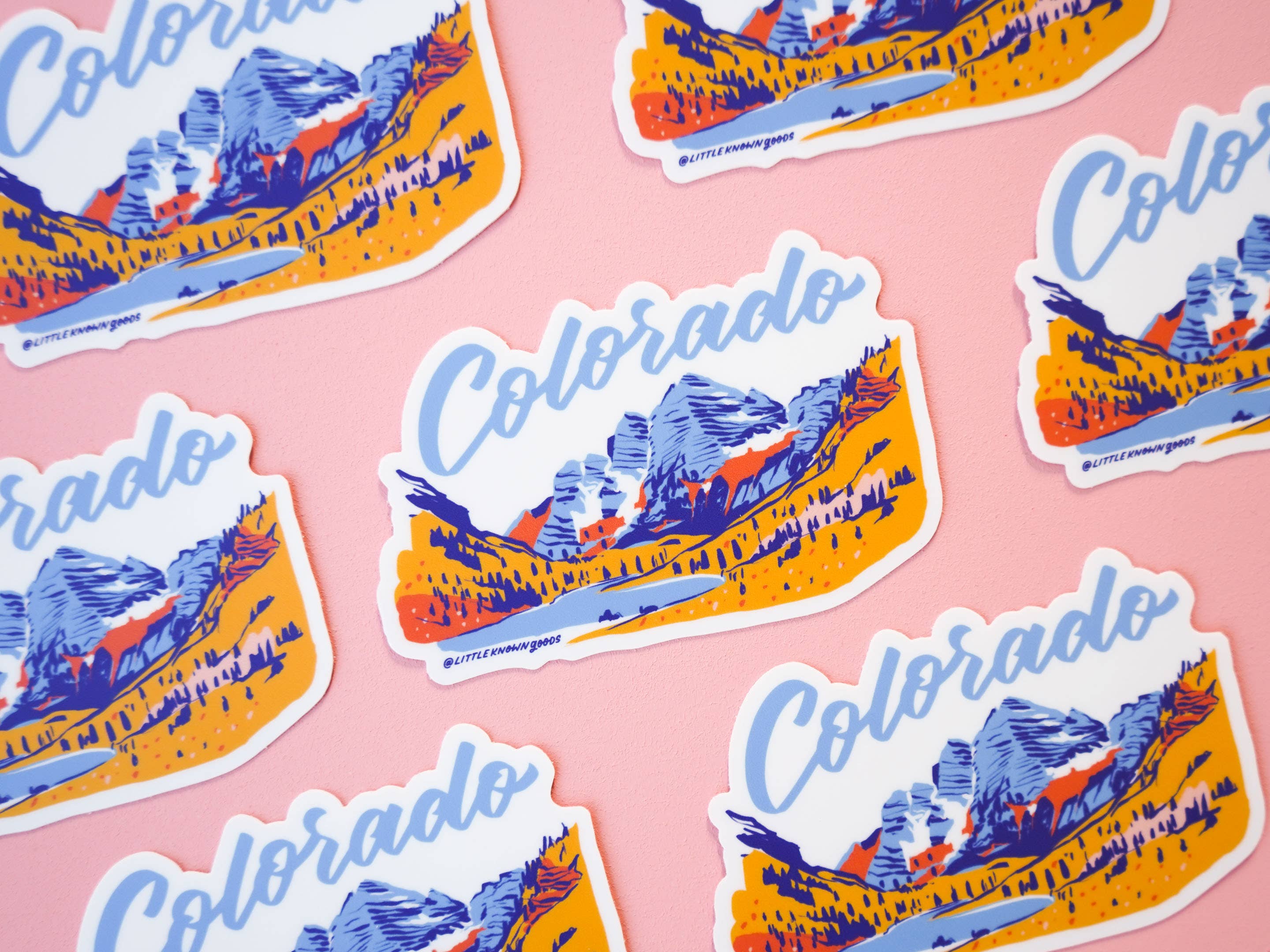 Little Known Goods - Wholesale Sticker - Colorado Maroon Bells Sticker5