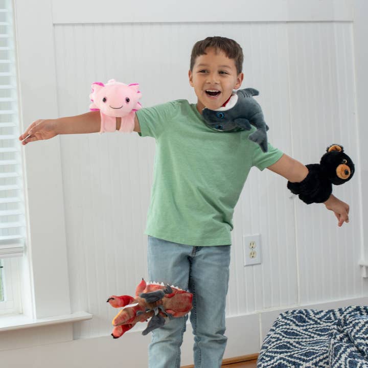 The Petting Zoo – Engroshandel Plyslegetøj - Børn og baby – 10" (23 cm) Slapstix Sloth Slap Armbånd