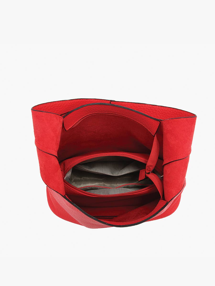 Jen & Co. – wholesale Shoulder bag – women's – M2611 Shannon Soft Classic Hobo w/ Inner Bag4