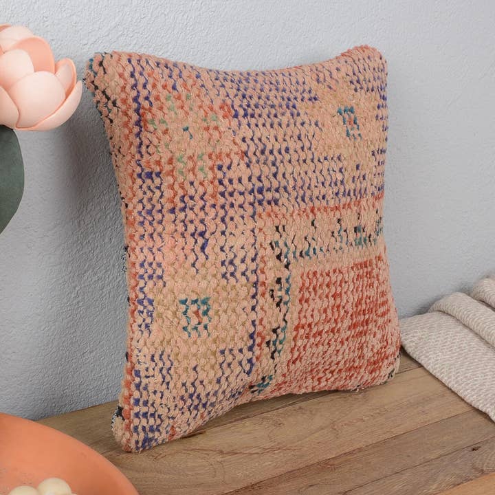 Handgjord Kilim Kuddfodral 12x12 Turkisk Lila för wholesale av Kilim Pillow Decors