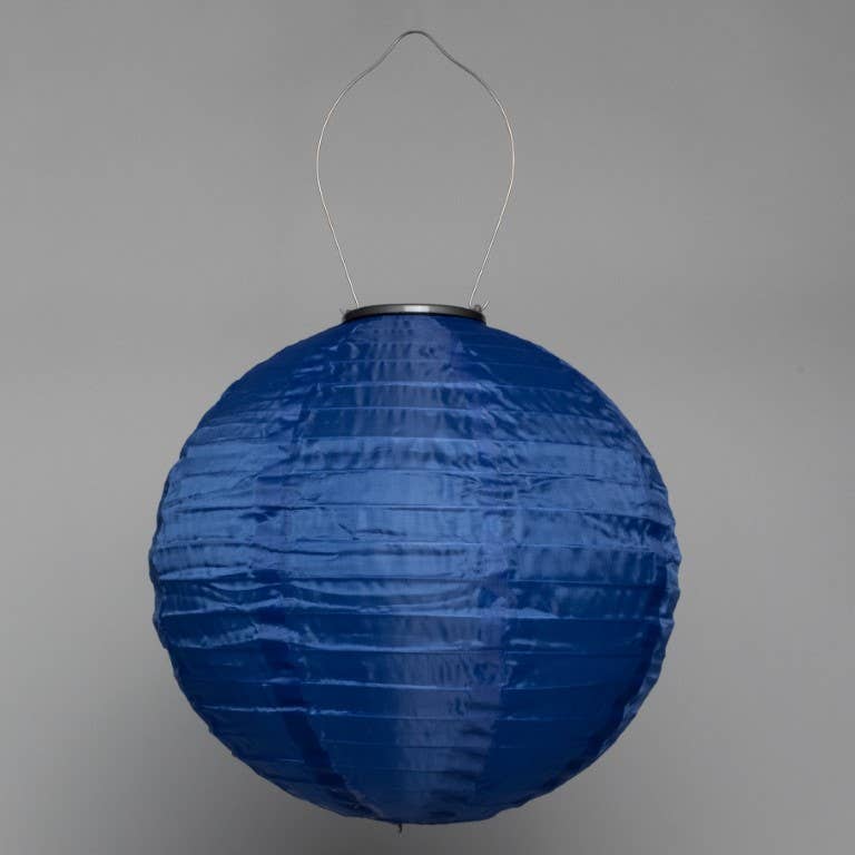 Allsop Home & Garden - Vendita all'ingrosso Luce per esterni/da giardino - Lanterna solare Soji Festival Globe 12" - Blu ceruleo12