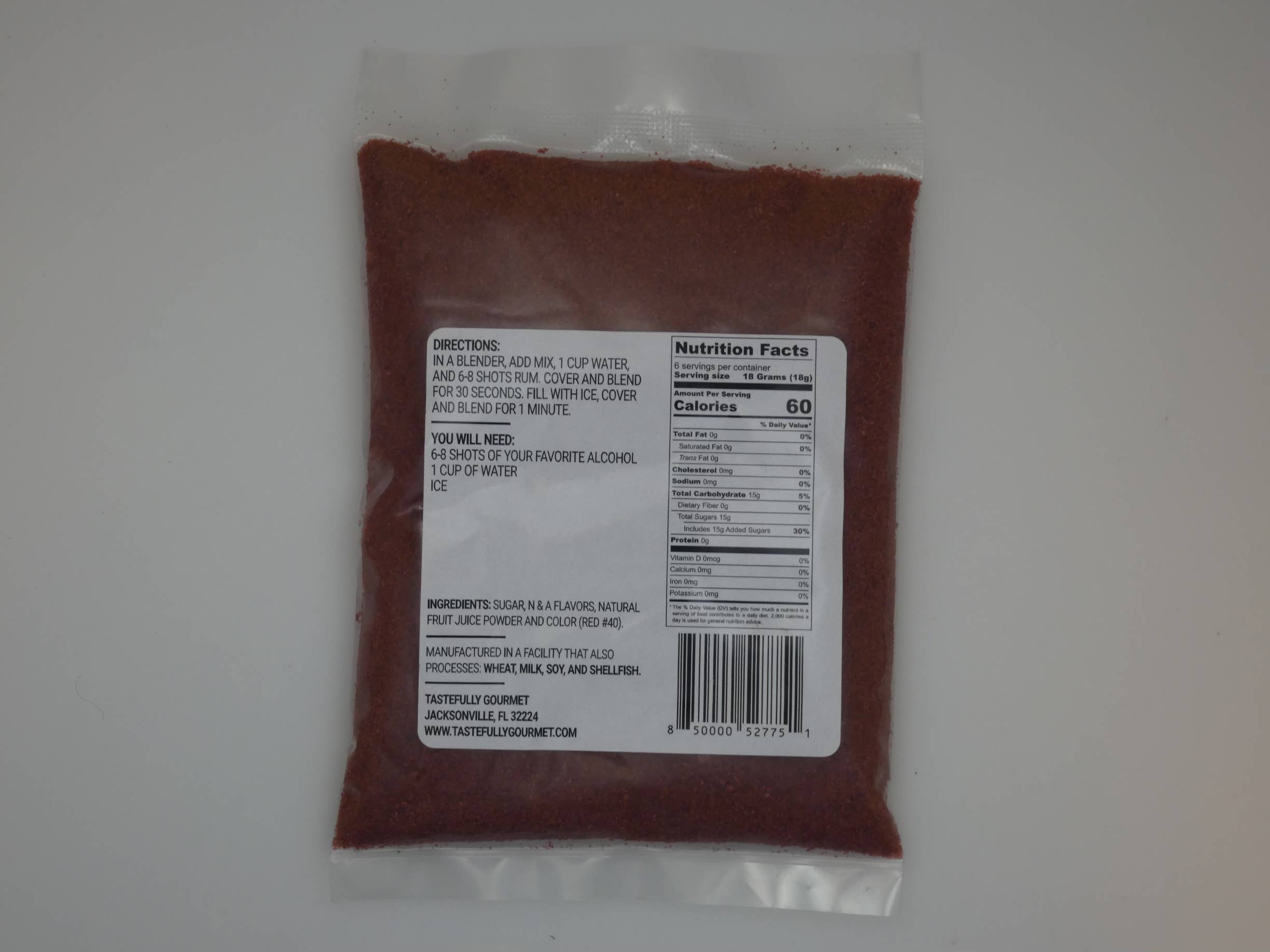 Tastefully Gourmet - Wholesale Cocktail mix/syrup - Açaí Berry Drink Mix1