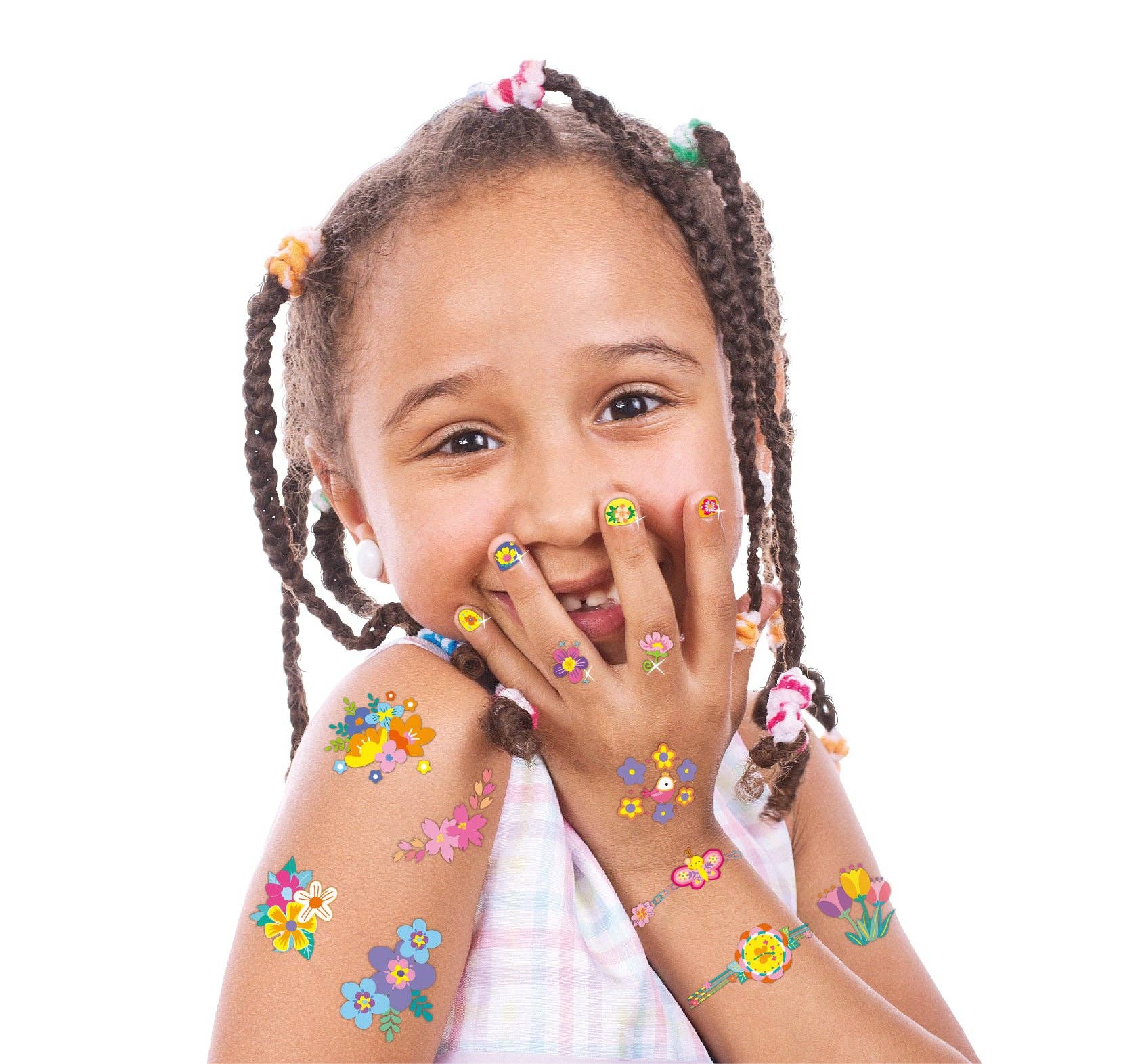 KidAntics – wholesale Temporary tattoo – Child – Nail Stickers & Tattoos Flower5