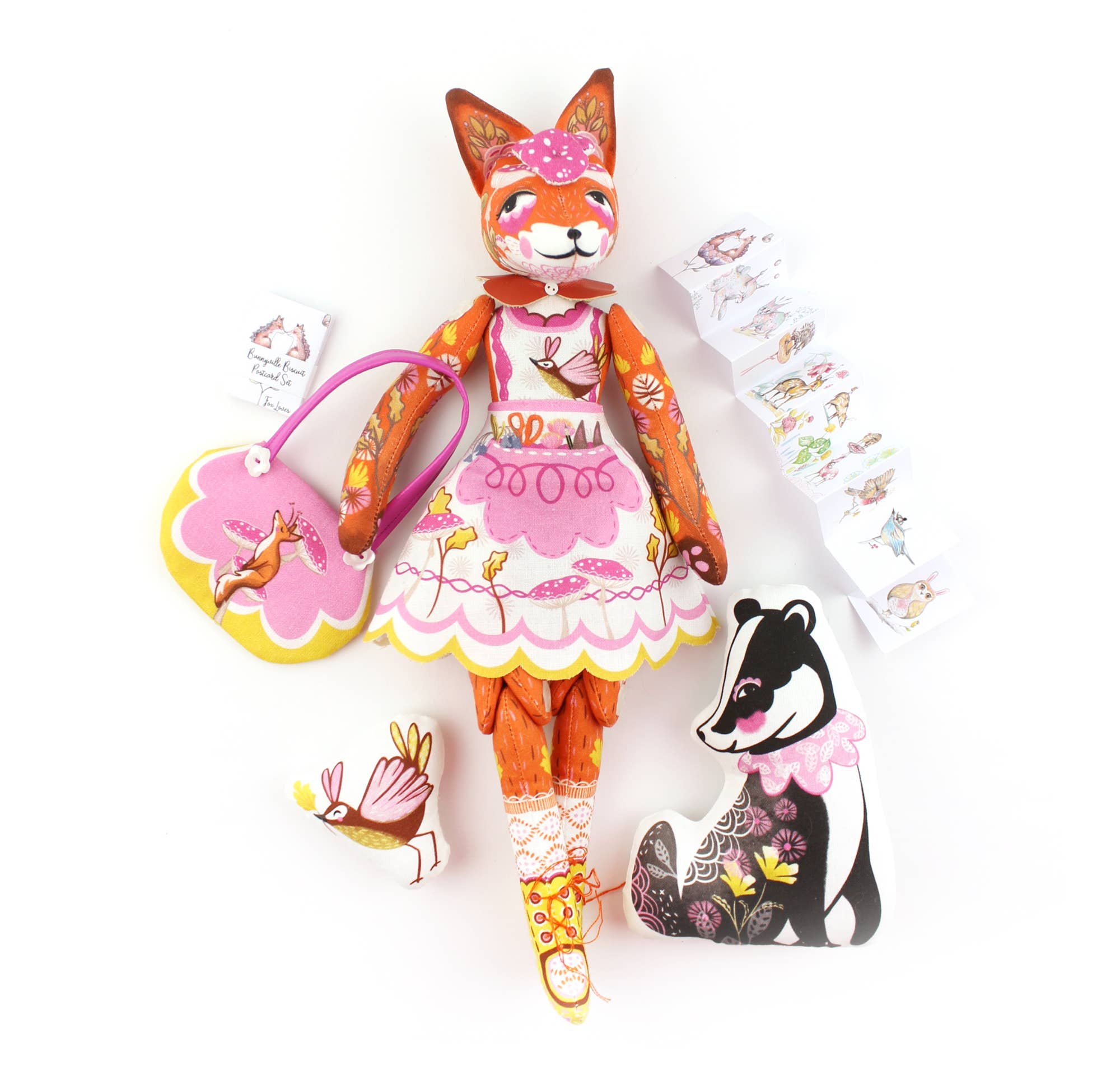 Miss Ella - Wholesale DIY Craft Kit - DIY Dolly Kit - Frances the Fox and Bea4