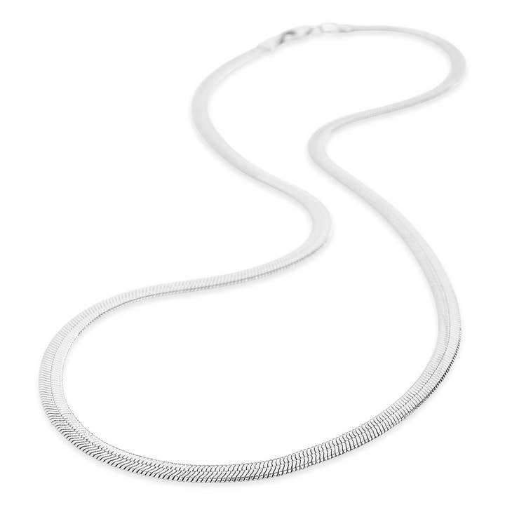 Sterling Forever - Wholesale Link & Chain Necklace - Herringbone Chain Necklace8