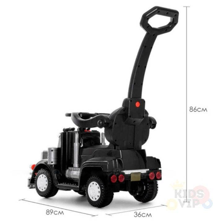 KIDS VIP - Wholesale Toy Car/Truck - Kids - Kids 6V Big Rig Ride On Truck & Push Car - Handle & Guards