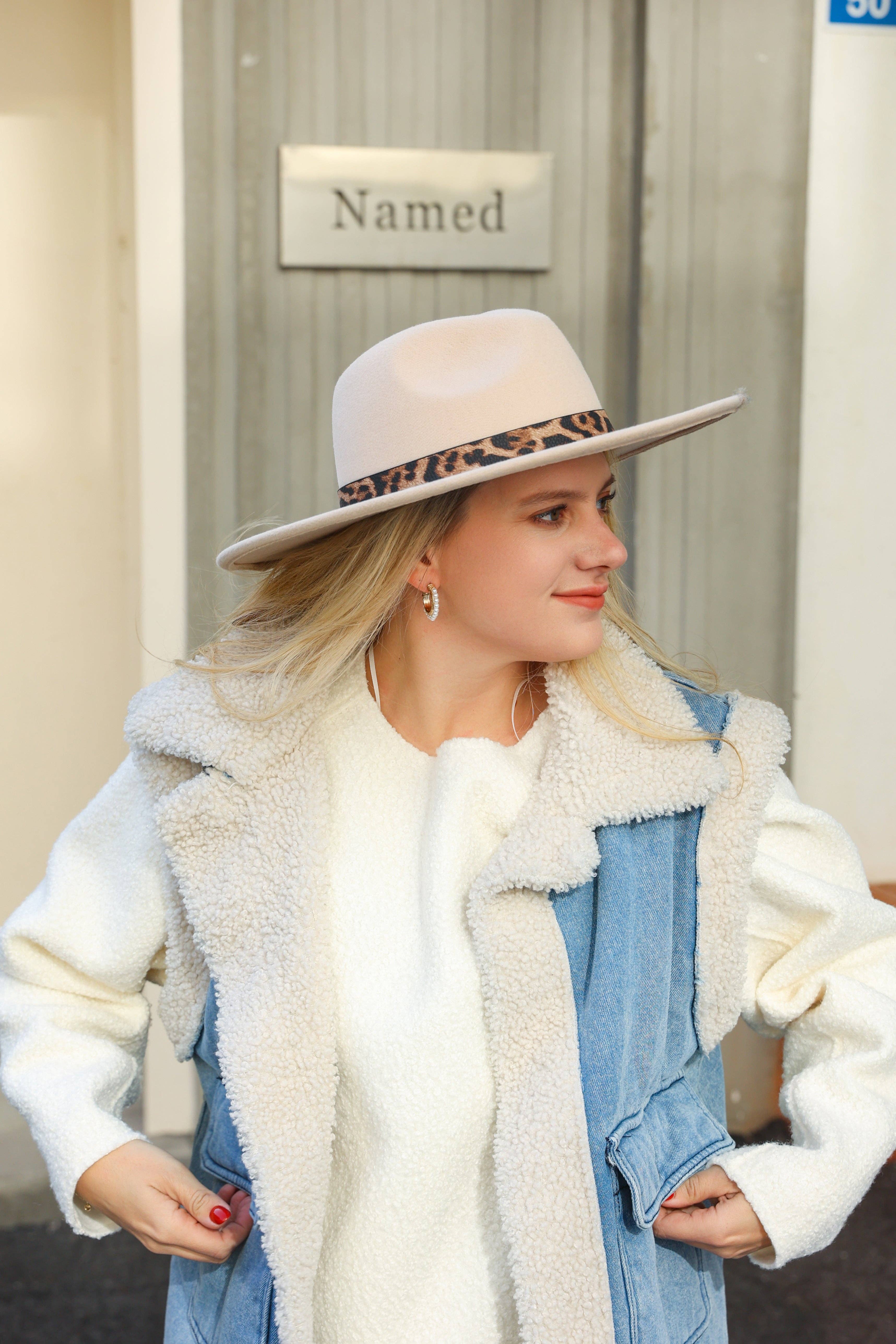 Emilie collection – wholesale Fedora - Dam – Off-white hatt1