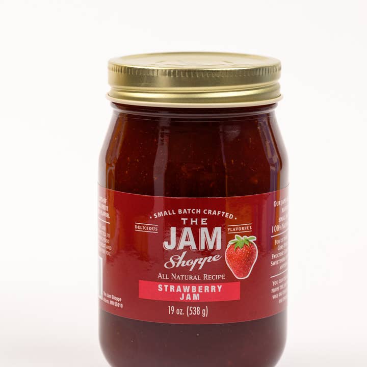 The Jam Shoppe LLC - Wholesale Jam/Jelly - Jam Shoppe Strawberry Jam 19oz. 0