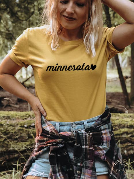 Minnesota Tee for wholesale by Wildberry Waves