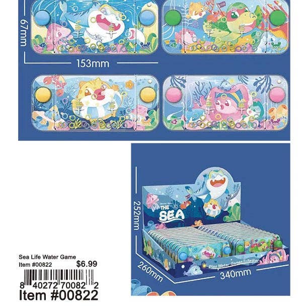 Puka Creations - Wholesale Classic Toy - Kids - Sea Life Water Game