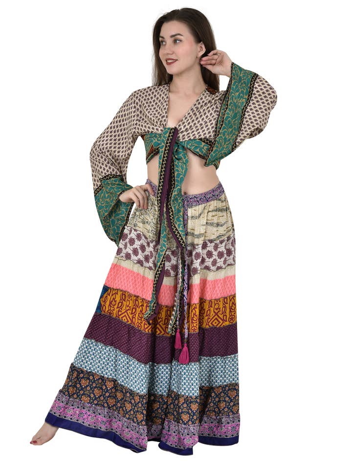 The Eastern Loom - Wholesale Pants - Unisex - Assorted -Frill Pants Hippie Yoga Trousers Comfy Loungewear