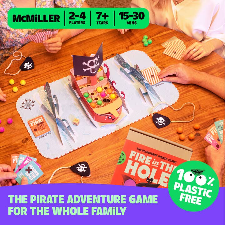 McMiLLER - Wholesale Card Game - Fire In The Hole! The Family Pirate Adventure Board Game2
