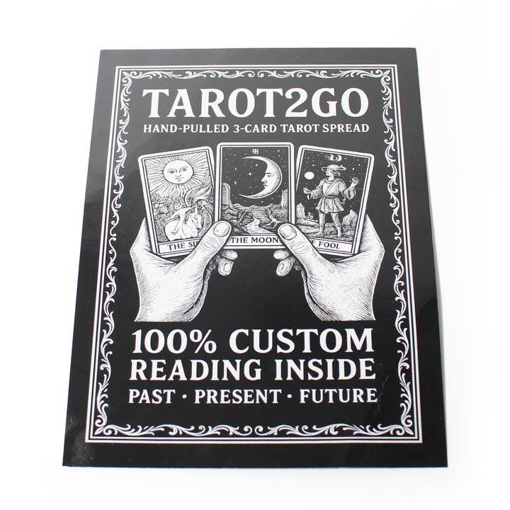Tarot2Go - Una Sorpresa di 3 Carte - Confezione da 5 - MAZZO per la vendita all'ingrosso da parte di Stonebridge Imports