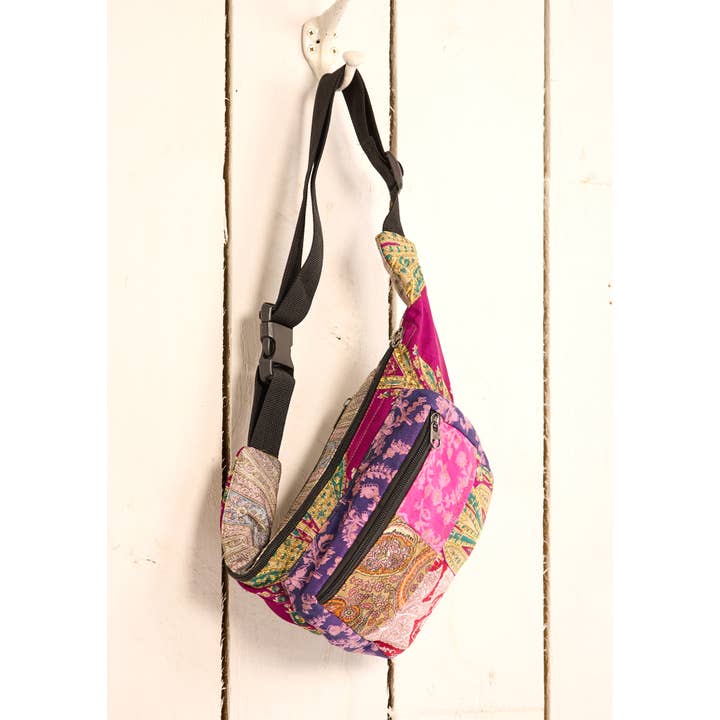 Namaste - Wholesale Belt Bag - Women's - Recycled Sari Bum Bag