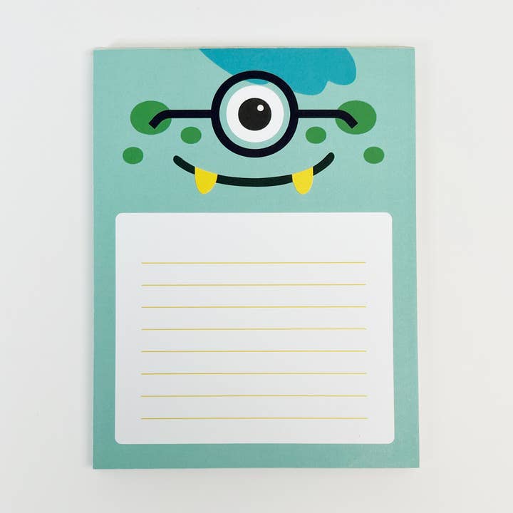 Taccuino a righe Monster – Taccuino da scrivania per appunti e compiti per la vendita all'ingrosso da parte di Sungy Side Up