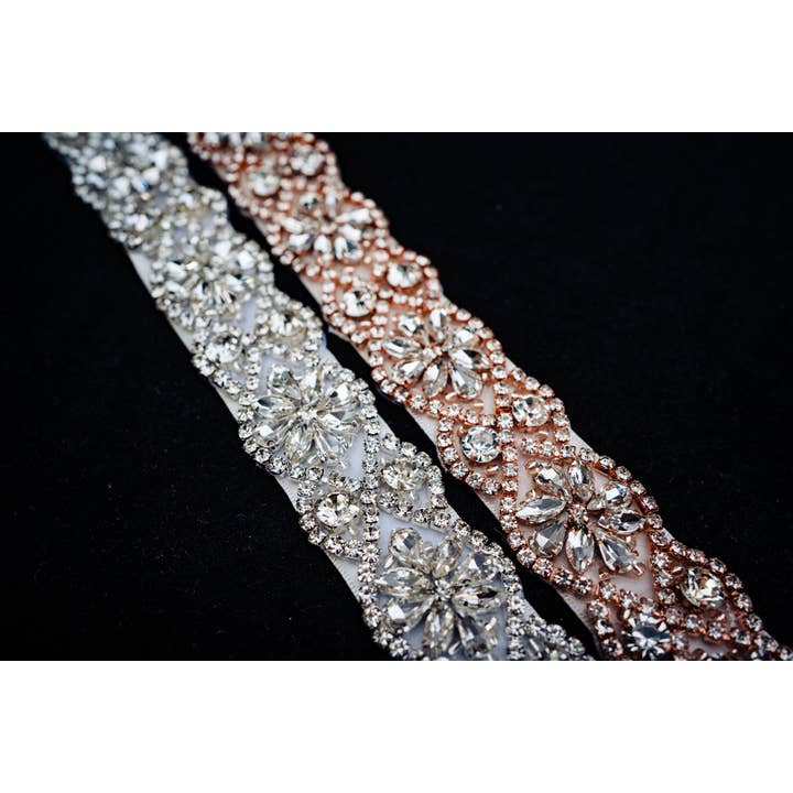 Brides and Belts - Wholesale Belt - Women's - Coco Handmade Rhinestone Crystal Women's Belt1