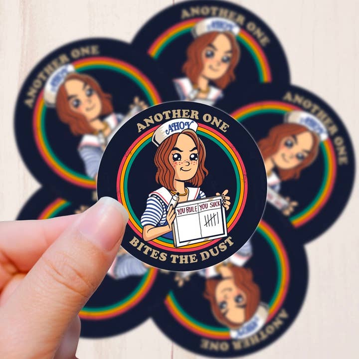 Graceful Darkness, LLC - Wholesale Sticker - Another One Bites the Dust, Vinyl Sticker