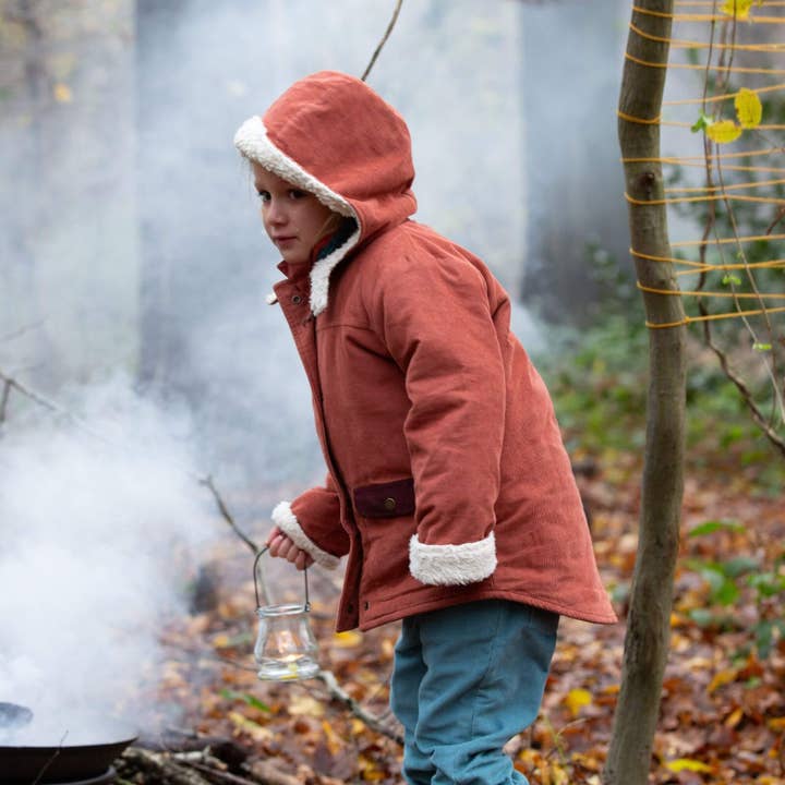 Ginger Organic Sherpa Toasty Coat for wholesale by Little Green Radicals