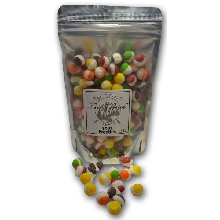 SOUR 5oz Freeties Case Quantity 70 bags for wholesale by Salt City Treats