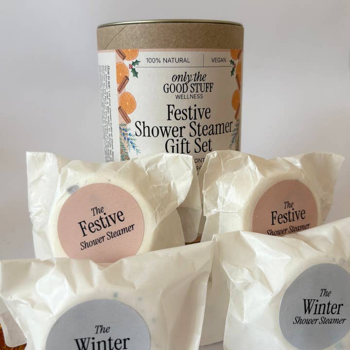 Only The Good Stuff UK – Engroshandel Brusefordamper/bombe – Shower Steamer Gavesæt1