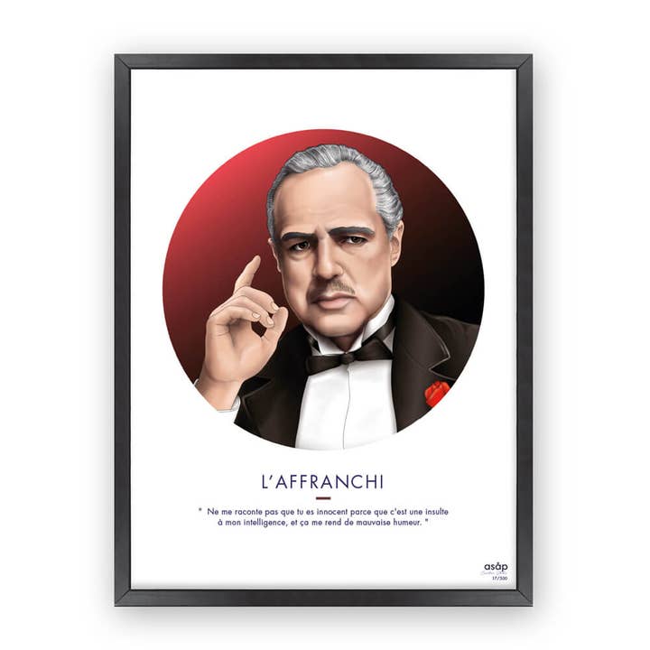Poster - “L'Affranchi” - 30x40cm for wholesale by ASÅP Creative Studio