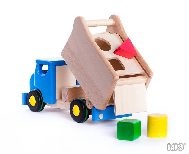 Little Poland Gallery – Engroshandel Legetøjsbil/lastbil - Børn – BAJO Tipper sortering Truck3