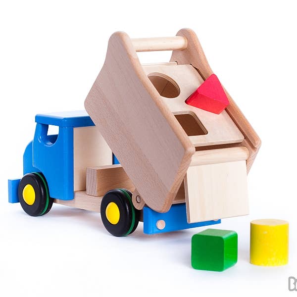 Little Poland Gallery – Engroshandel Legetøjsbil/lastbil - Børn – BAJO Tipper sortering Truck3