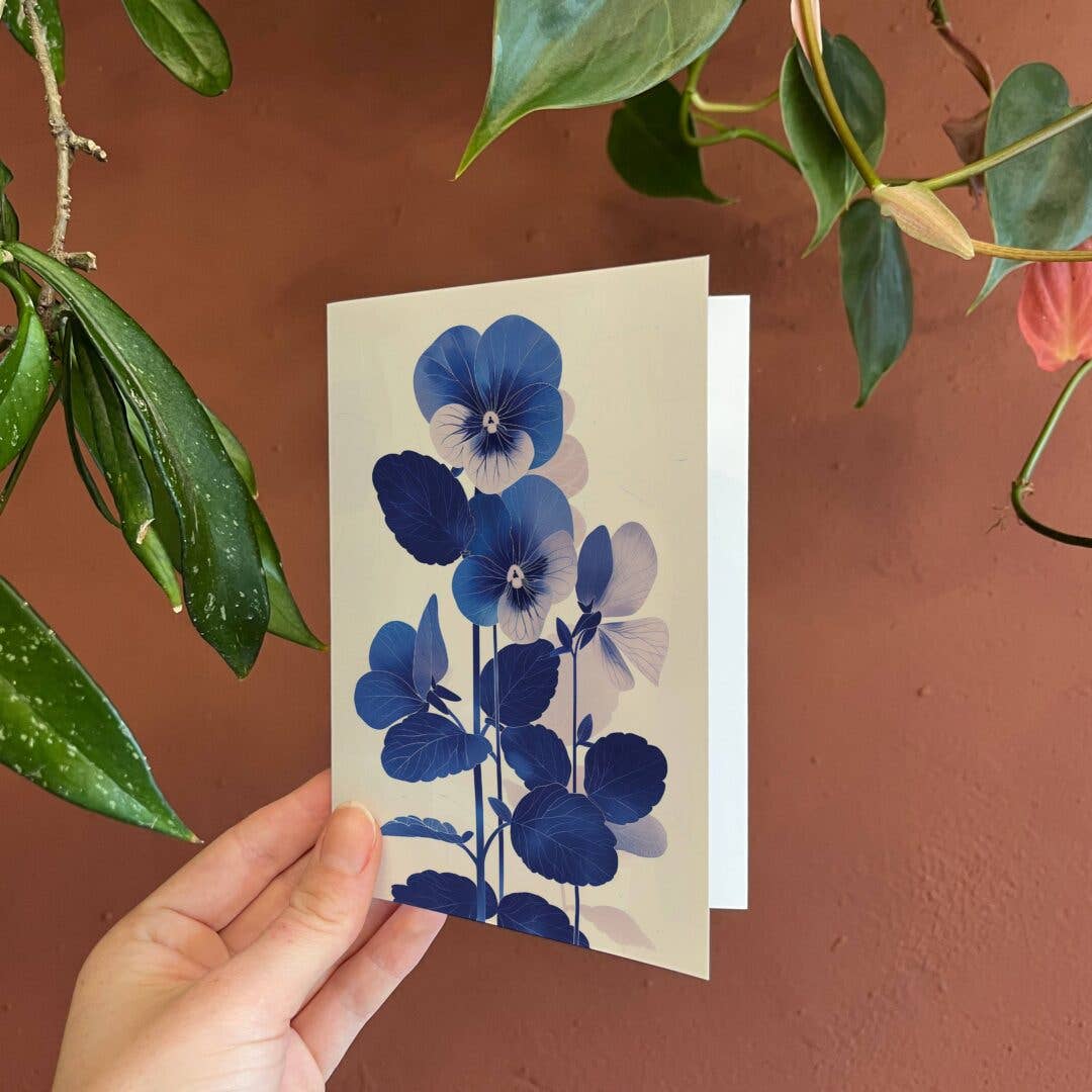 Botanopia - gifts , decor and cards for plant lovers - Wholesale Birthday Card - Viola | Everyday Greeting Card | birth month flower birthday5