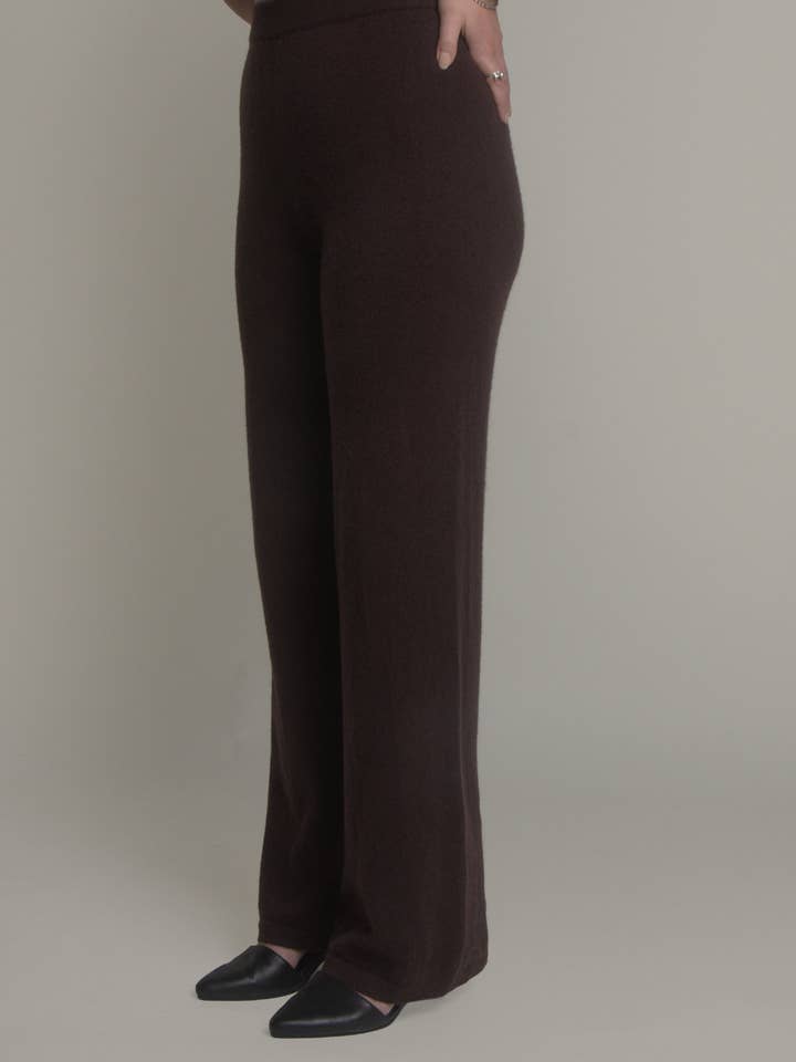 Weit geschnittene Kaschmirhose für den Großhandel von Fiora Muse