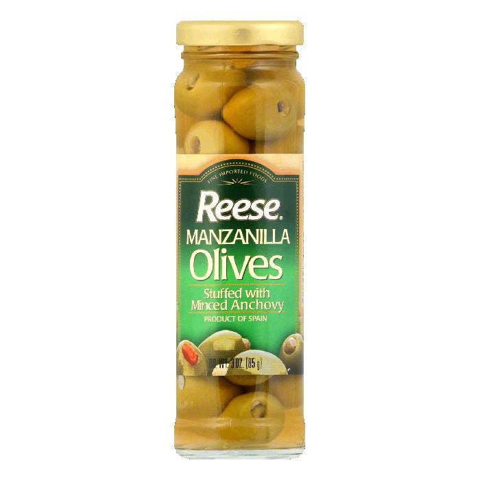 KeHE Distributors, LLC - Wholesale Pasta Sauce - Reese Anchovy Stuffed Olive, 3 OZ0