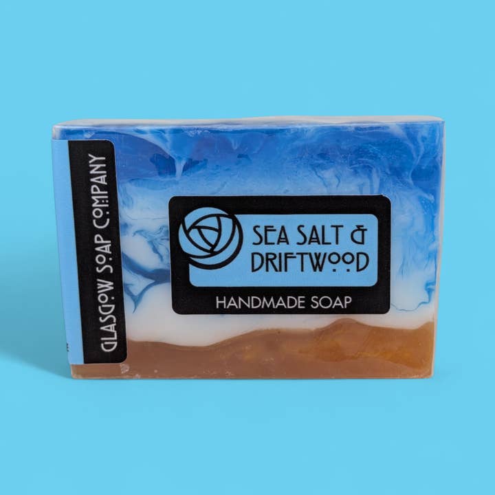 Glasgow Soap Company Ltd – wholesale Bar Soap – Sea Salt & Driftwood Handmade Soap Slice 120g1