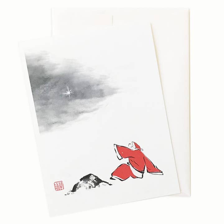 Santa Sees the Star for wholesale by Nan Rae Studio
